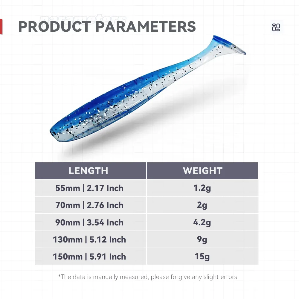 Bazooka-señuelo de Pesca grande de 100mm y 150mm, gusano de silicona, fácil brillo, sábalo, cola en T, cebo suave, Wobbler de hielo, Swimbait, Pesca, lubina, invierno - imagen 4