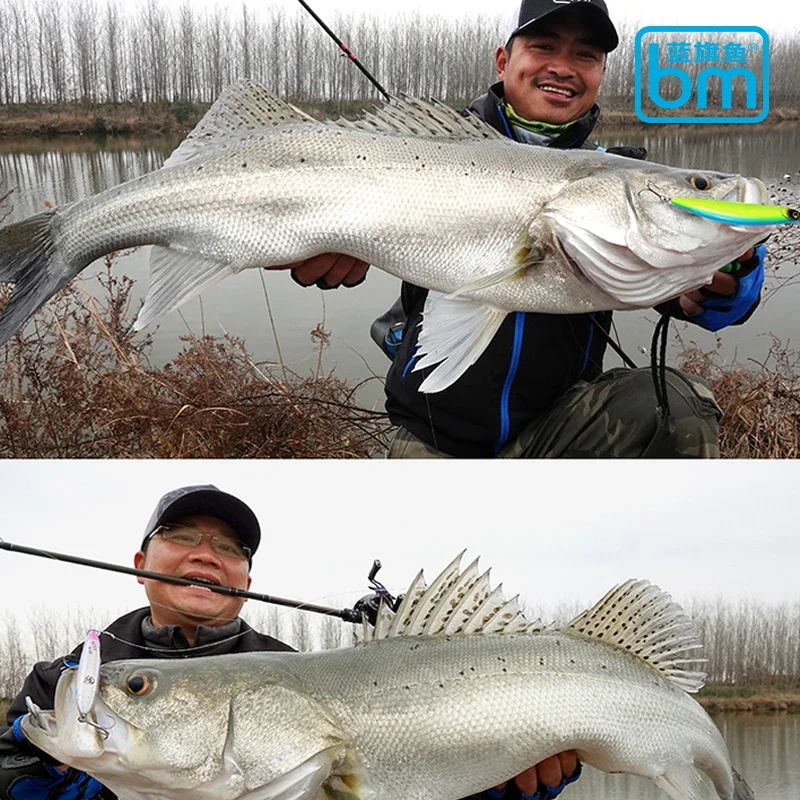 LURETV bandera azul pescado invitado Super lanzamiento Mino emergencia balística agua flotante boca de buceo poco profunda pescado ejército pescado lubina - imagen 5