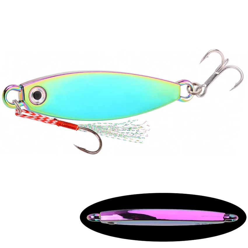 Juego de Señuelos de Pesca de Metal, 10 piezas, peso 7g-30g, fundición a tierra, Jigging, señuelo de pesca de lubina, aparejos de cebo Artificial - imagen 5