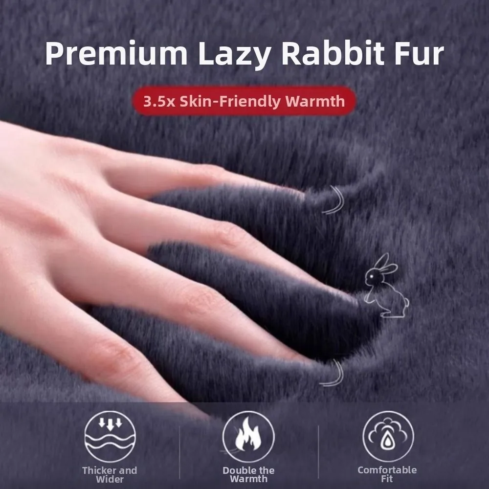 1 par de rodilleras universales de piel gruesa, rodilleras cálidas antifrío, rodilleras térmicas de almacenamiento de calor para deportes