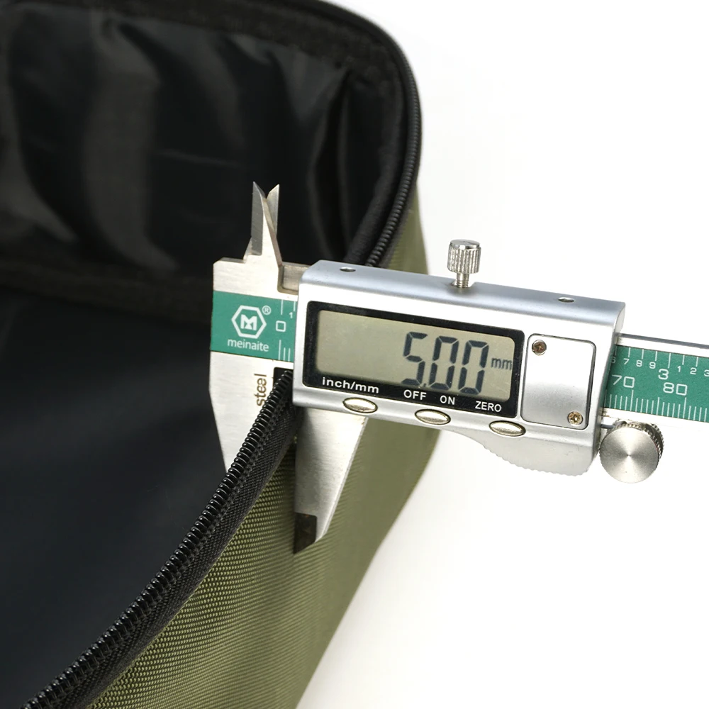 Hirisi Bolsa de pesca de carpa multiusos: material Oxford de PVC, almacenamiento de carrete de pescado y señuelos, organizador de accesorios de aparejos - imagen 4