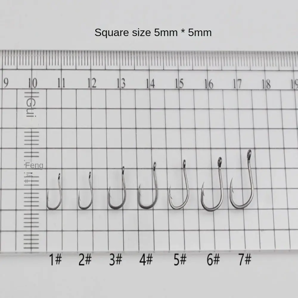Anzuelo de pesca de acero de alto carbono, afilado con púas, anzuelos de caña larga, anzuelos de carpa gruesos antioxidantes, pesca en el mar - imagen 5