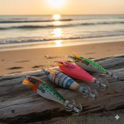Señuelo Calamar y Sepia – Horizontal Luminoso para Pesca Marina