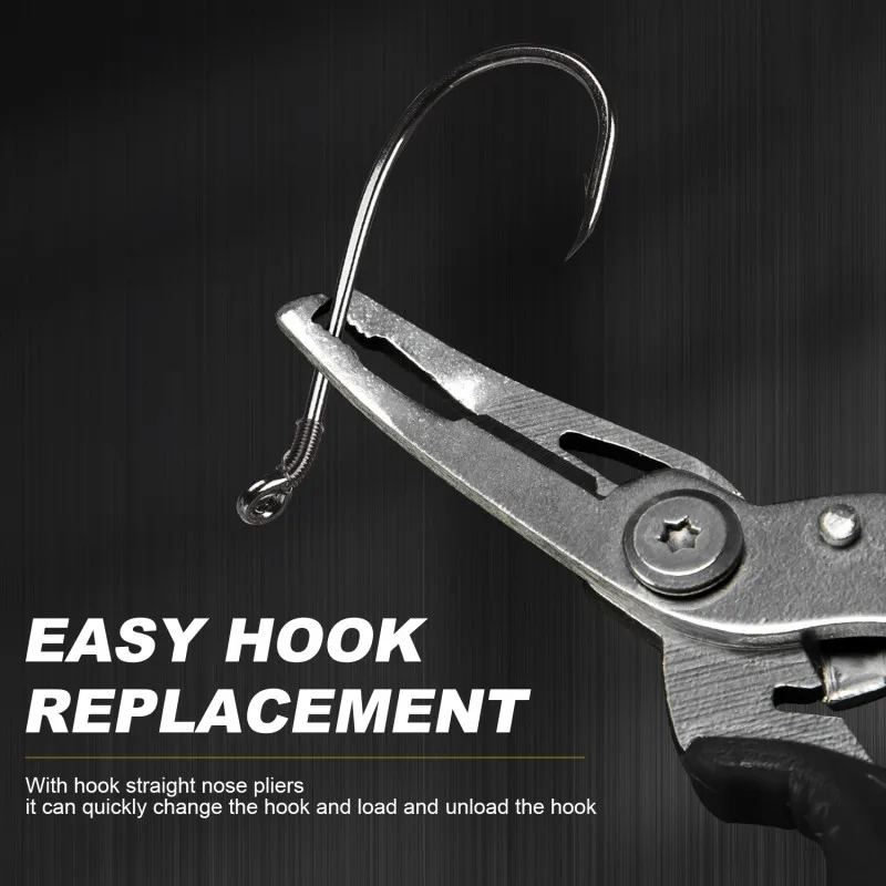 Alicates de pesca multifunción, herramientas, accesorios para productos, aparejos de invierno, alicates, tornillo de banco, tijeras para tejer moscas, juego de trenzas, pinzas para pescado - imagen 4