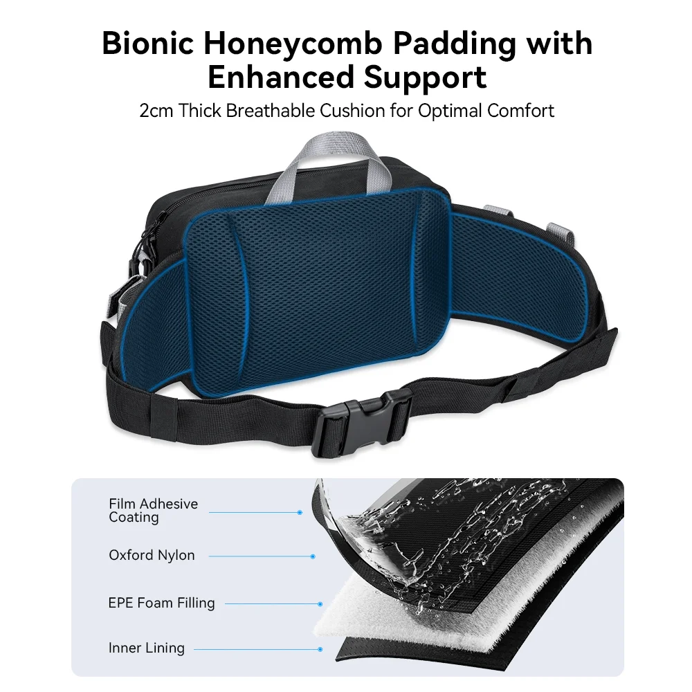 Riñonera KastKing, bolsa de almacenamiento de aparejos impermeable con cinturón ajustable, riñonera de pesca para hombres, Señuelos de Pesca, bolsas para exteriores - imagen 5