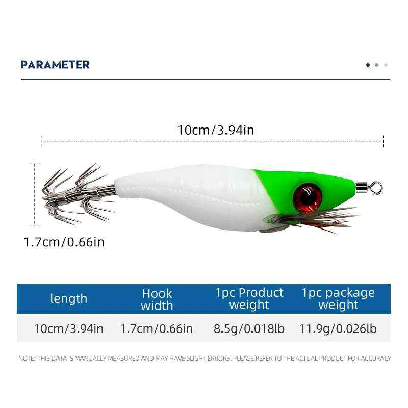 4/7 unids/bolsa envoltura luminosa camarones horizontales 10cm madera camarones calamar gancho vientre redondo camarones cebo señuelo falso cebo - imagen 4