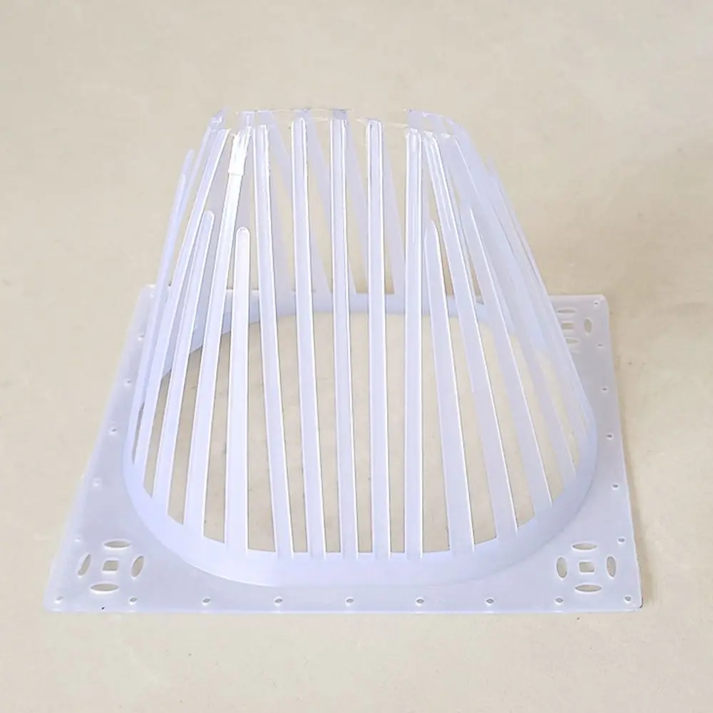 Cubre jaula trampa de pesca rectangular de plástico para cebos - imagen 3