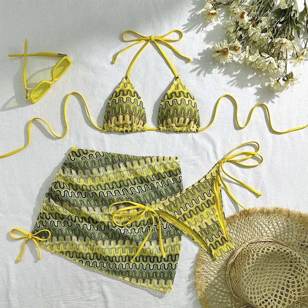 Bikini Brasileño Halter para Mujer – Traje de Baño de Moda - imagen 5