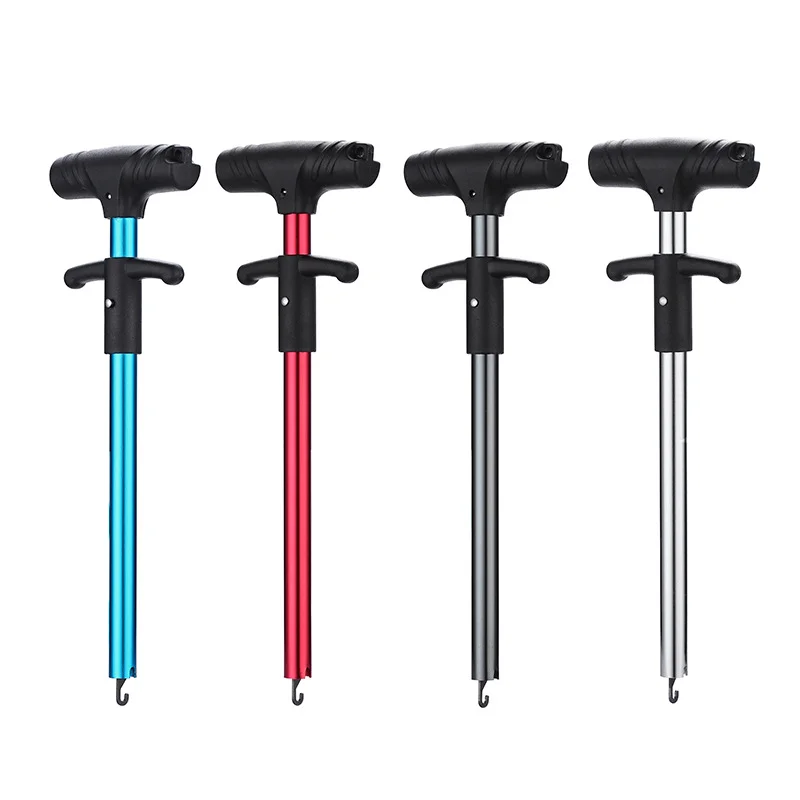 Dispositivo de desacoplamiento NUNATAK, removedor de anzuelos extensible de aleación de aluminio, 18CM, 24CM, 28,5 CM, herramientas de Metal para desenganchar peces grandes, removedor de anzuelos de pesca - imagen 4