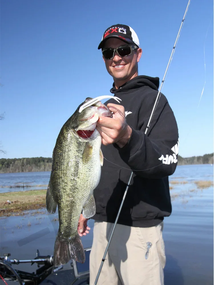 American ZOOM-Software clásico para detener Super Fluke Luya, cebo blando, Forktail, Jerkbait suave - imagen 5