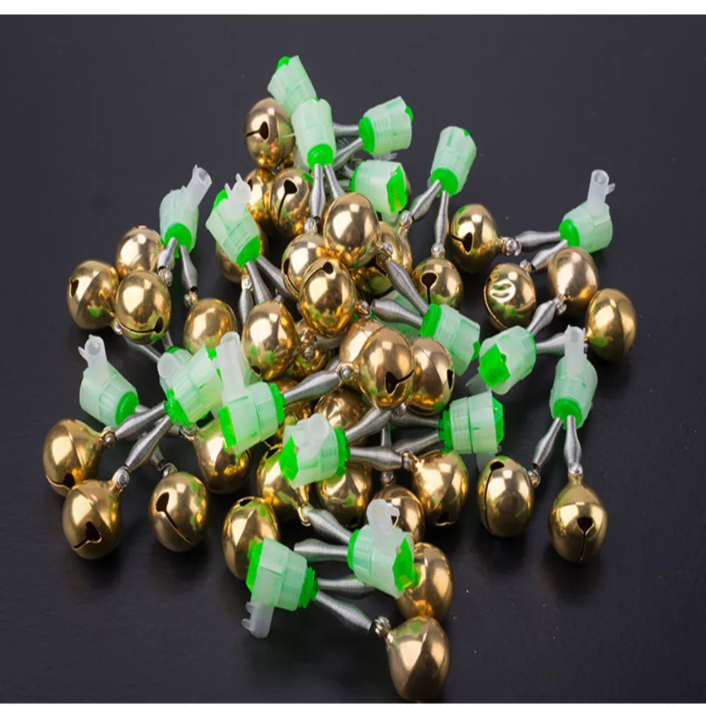 Timbre para caña de pescar, timbre de alto decibelio, alarma de mordedura de pesca de alta sensibilidad, abrazadera de tornillo, no es fácil de caer. - imagen 2