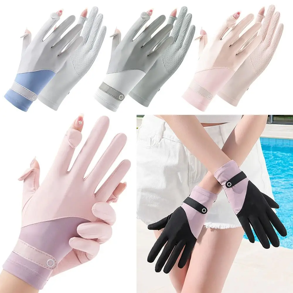 Guantes de pesca Anti-UV transpirables con pantalla táctil para mujer - imagen 2