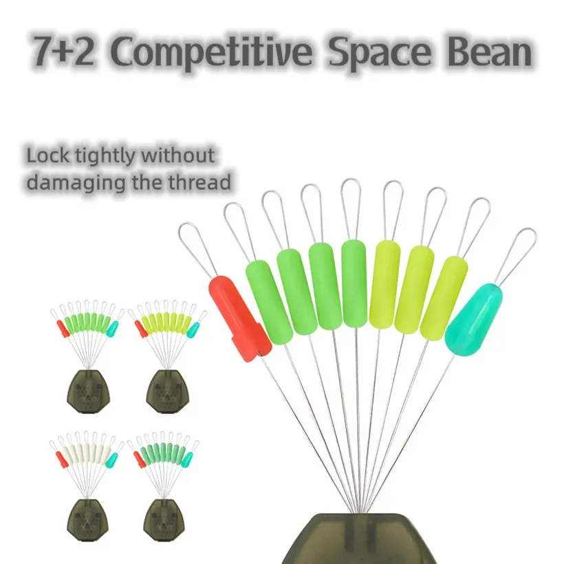 Bola flotante de silicona antibobinado para pesca, aparejos de pesca de granos espaciales, antivuelco de línea grande, herramienta de cebo de pesca de carpa marina - imagen 2