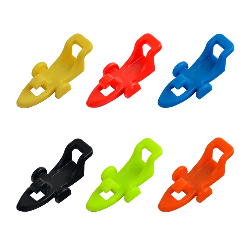 Gancho para caña de pescar, accesorio colgante de plástico, 6 piezas - imagen 5