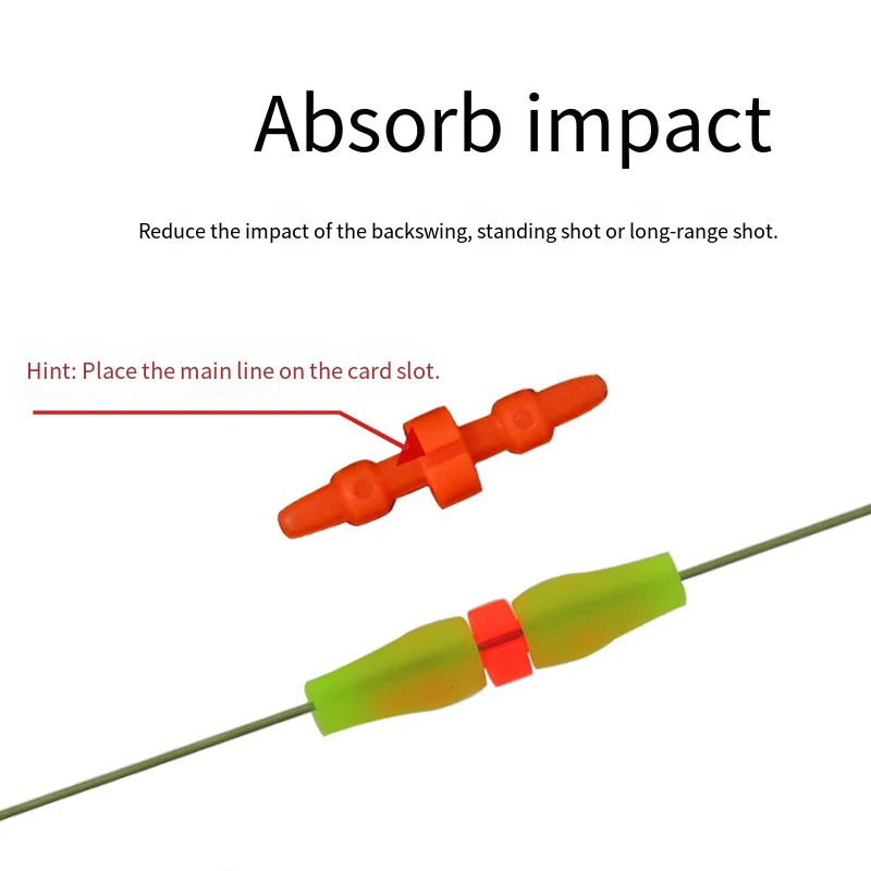 10 unidades de tapones flotantes antiviento para caña de pescar, aparejos de pesca, accesorios de pesca, herramientas - imagen 3