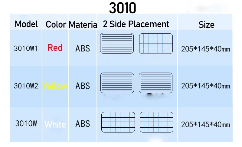 MEIHO-caja de accesorios de pesca, aparejos de pesca de doble cara, cajas de almacenamiento de cebo de señuelo, caja de plástico, 3010W, 1010W, hecho en Japón - imagen 5