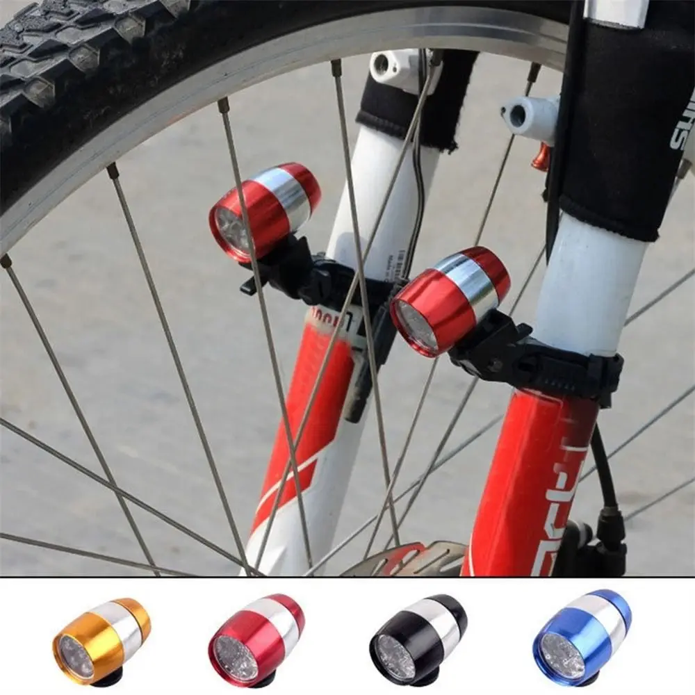 Luz de cabeza de bicicleta de montaña, 6 LED, horquilla delantera, manillar, linterna, advertencia de seguridad en ciclismo, lámpara nocturna - imagen 3