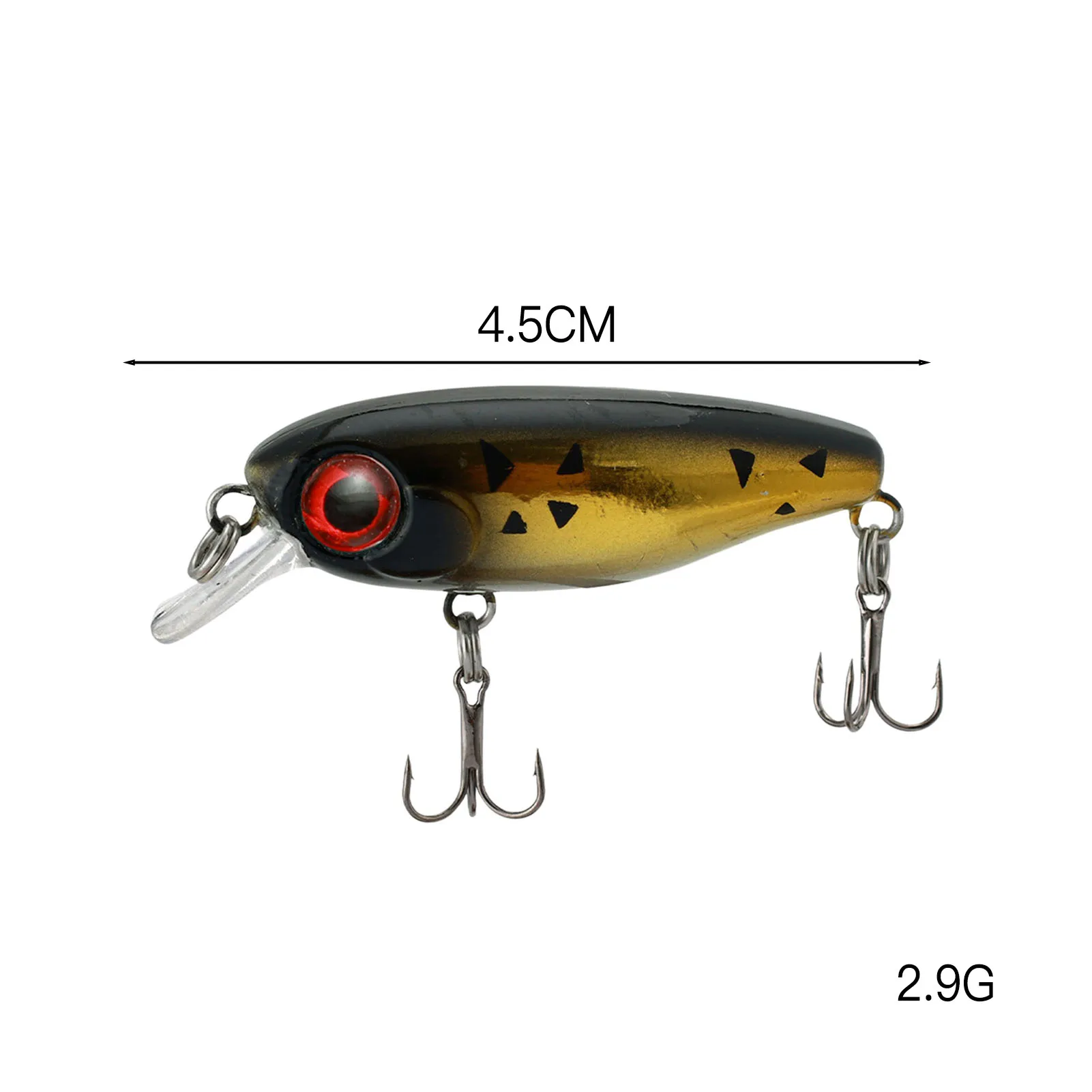 Señuelos duros de pesca Minnow con anzuelos, cebo duro realista, Swimbait para pesca en agua dulce y salada - imagen 4