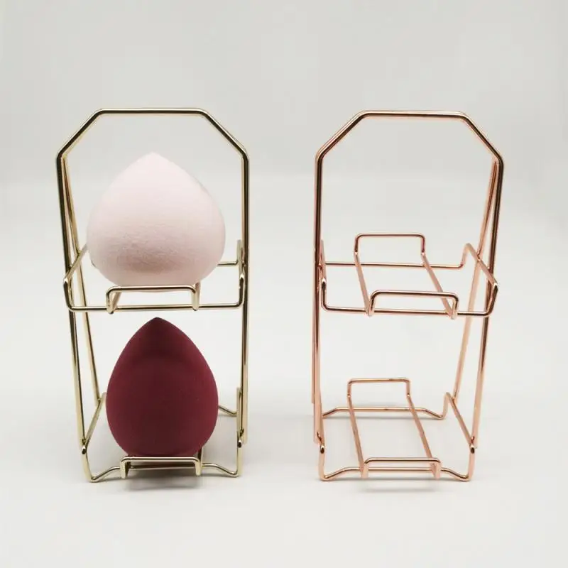 Soporte de Metal para Puff, soporte de exhibición de cosméticos, herramientas de maquillaje eléctricas de secado de aleación - imagen 5