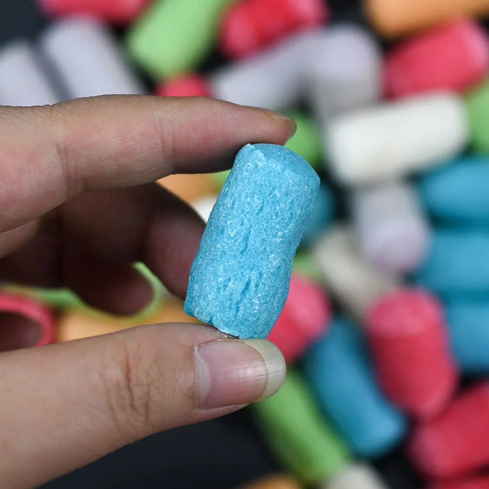 MNFT 50 Uds pepitas PVA disolución de agua espuma emergente antiemaranjes accesorio de pesca de carpa para aparejos de pesca de carpa fundición - imagen 5