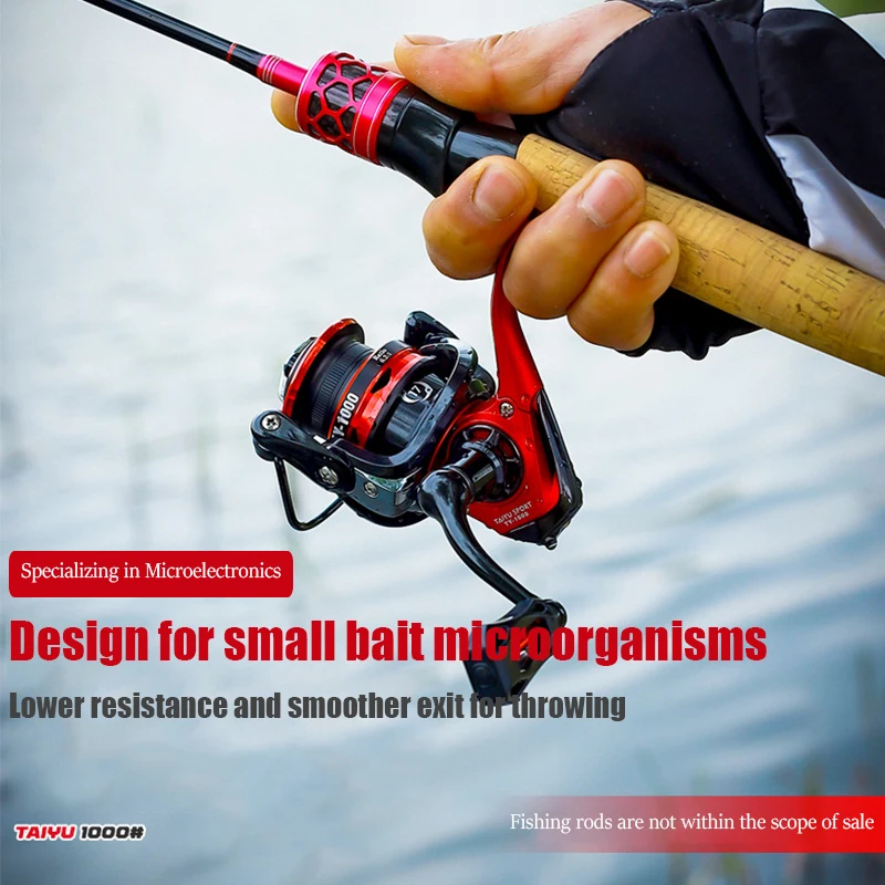 Micro carrete barato, suministros multiplicadores de mar, nuevo equipo de pesca de carpa, aparejos de mar 1000, pistola de viento Ultra, luz giratoria, todo para pescar