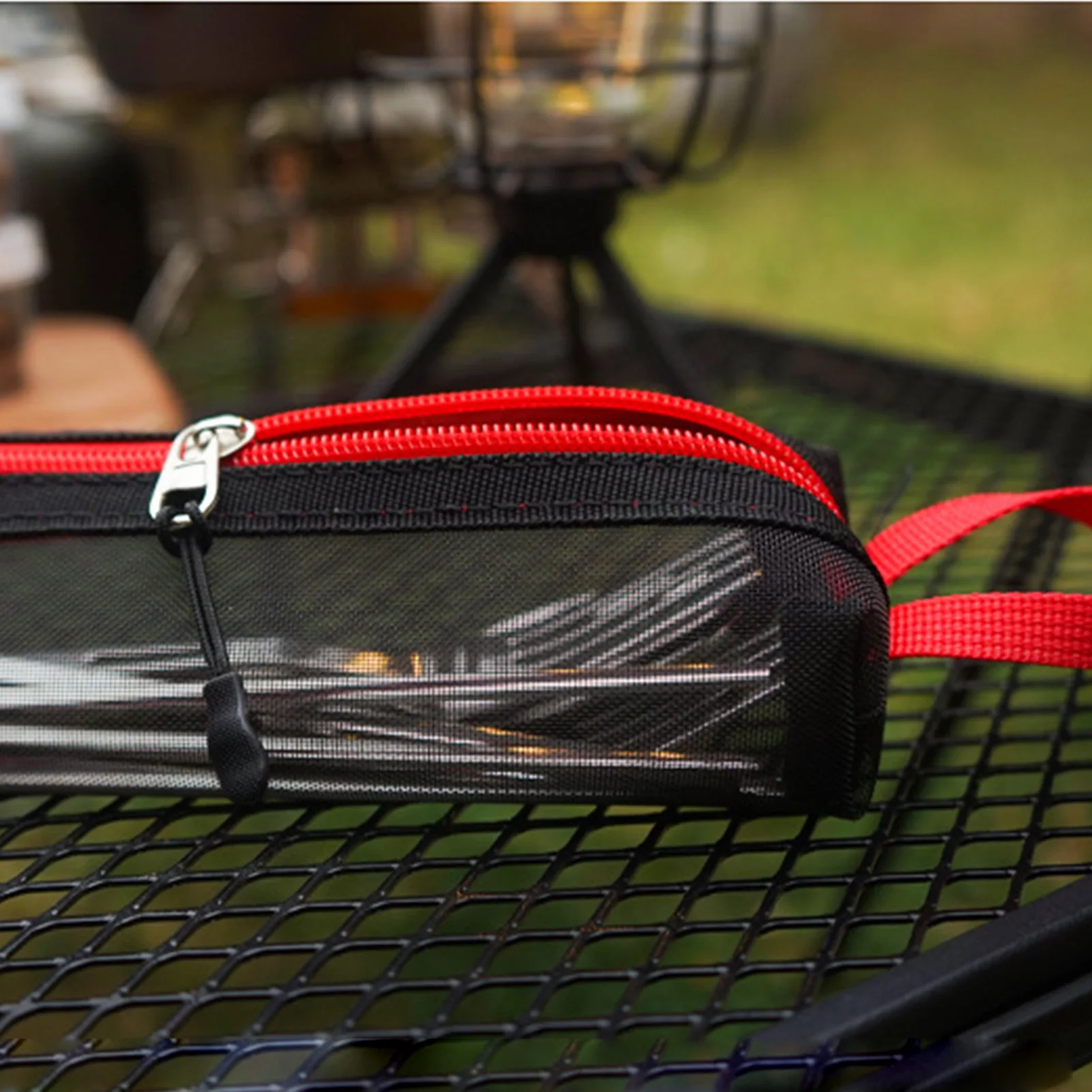 Juego de vajilla portátil para acampar, cuchara duradera de acero inoxidable, tenedor, palillos para 1-3 personas, cubiertos para pesca, Picnic y barbacoa - imagen 2