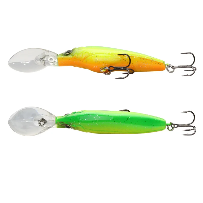 Señuelos de pesca de pececillo, cebo artificial para Lucio de perca baja, Wobbler duro, Jerkbaits de calidad, 60mm, 6,8g de profundidad, 1,5 m - imagen 2