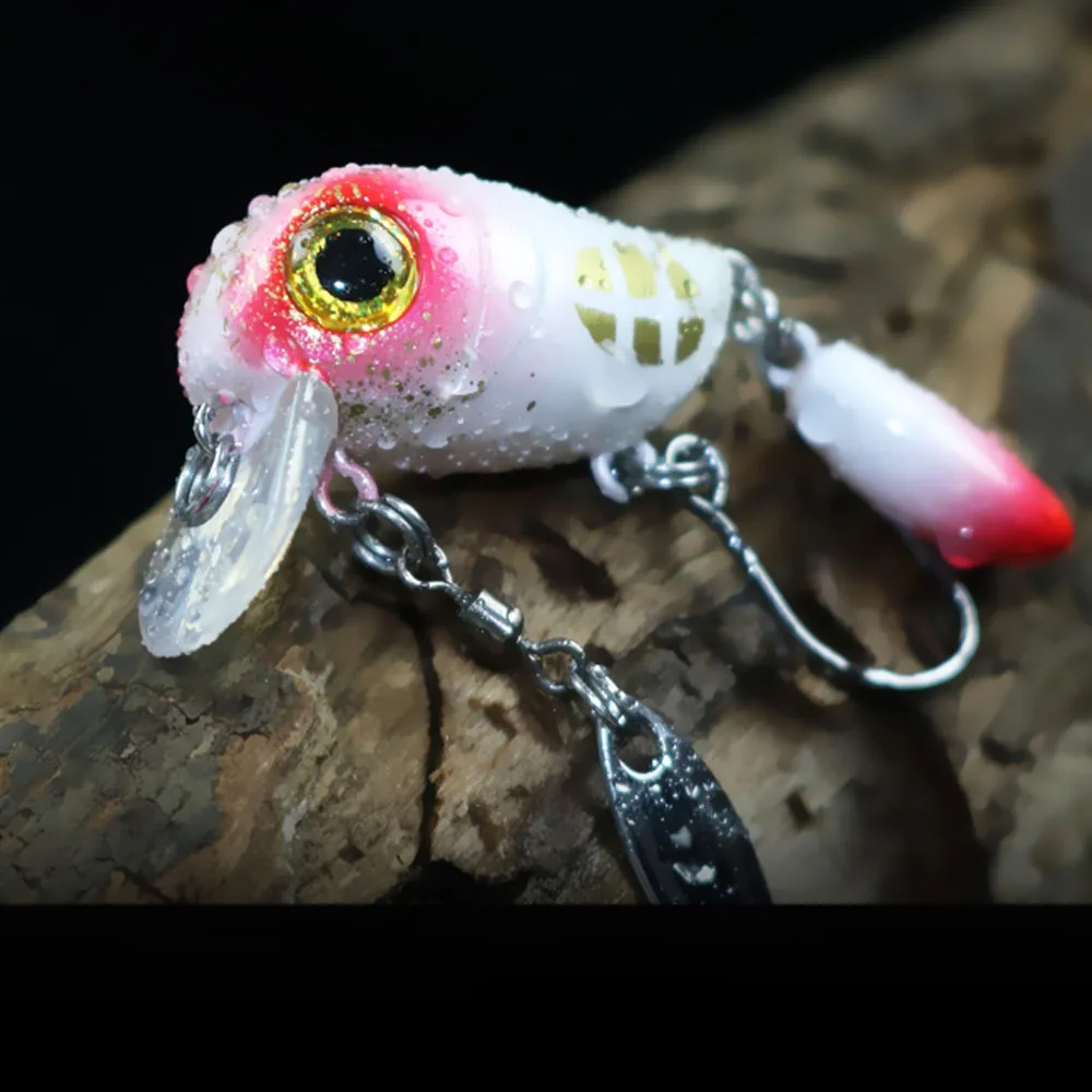 VOLIN-señuelo de Pesca duro flotante, cebo biónico Artificial, 30mm, 2g, nuevo, 1 unidad - imagen 5