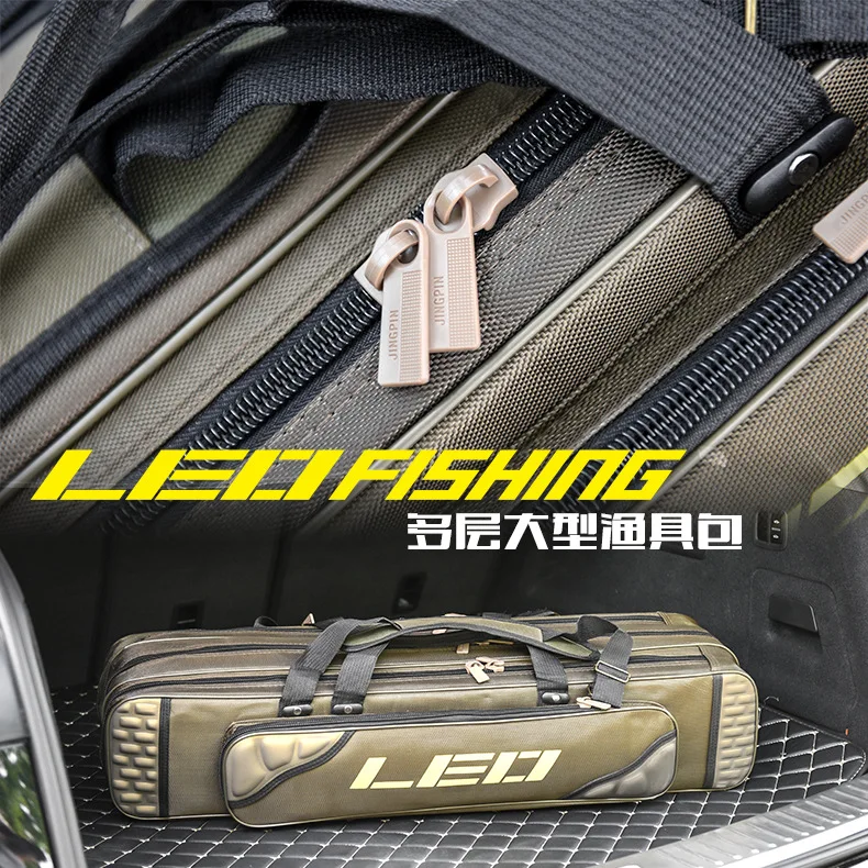 Bolsa de Pesca 80/90 cm 3 Capas Gran Capacidad Portátil - imagen 2