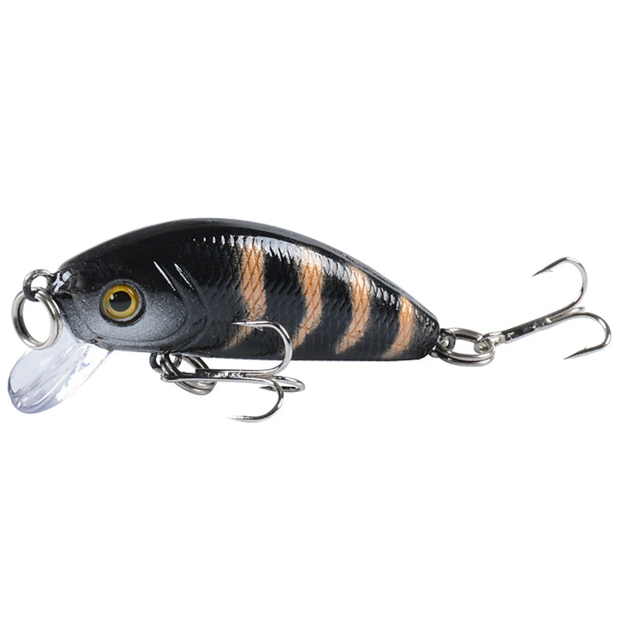 Señuelo de Pesca de 5 piezas, cebo Artificial/duro, ojos 3D, Swimbait, perca para Lucio, Jerkbait - imagen 4