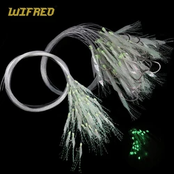 WIFREO anzuelo Sabiki luminoso piel pescado – aparejo agua salada