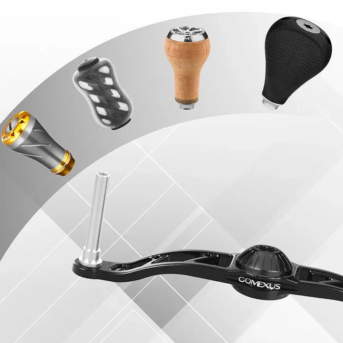 Mango de aluminio Gomexus 8X5mm para carrete de baitcasting BDH 120mm - imagen 2