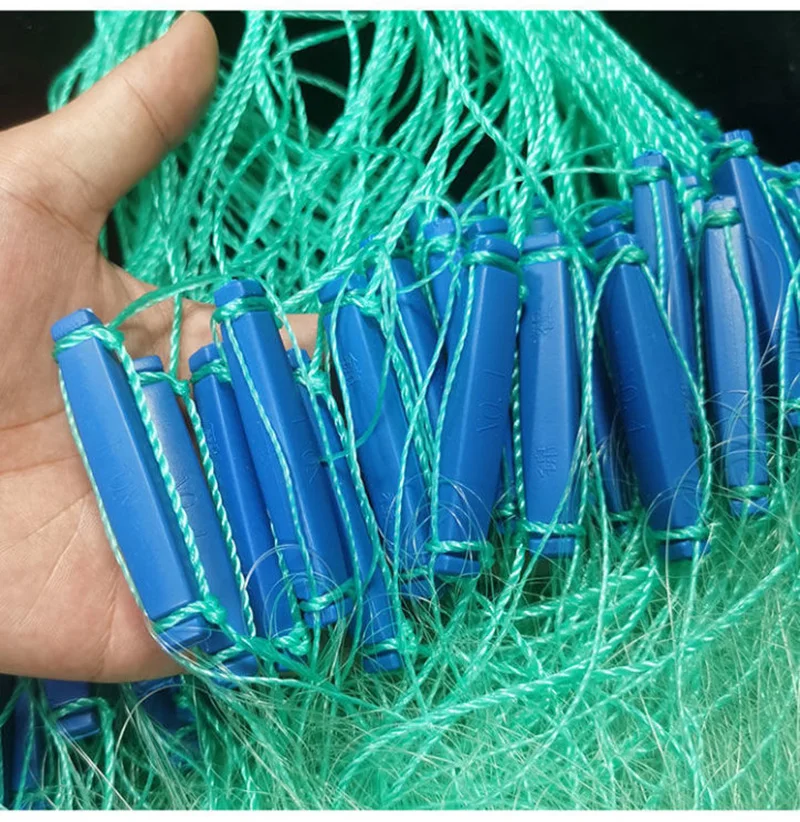 Lawaia 40M red flotante a prueba de explosiones red de pesca de tres capas red colgante red adhesiva de seda verde - imagen 3