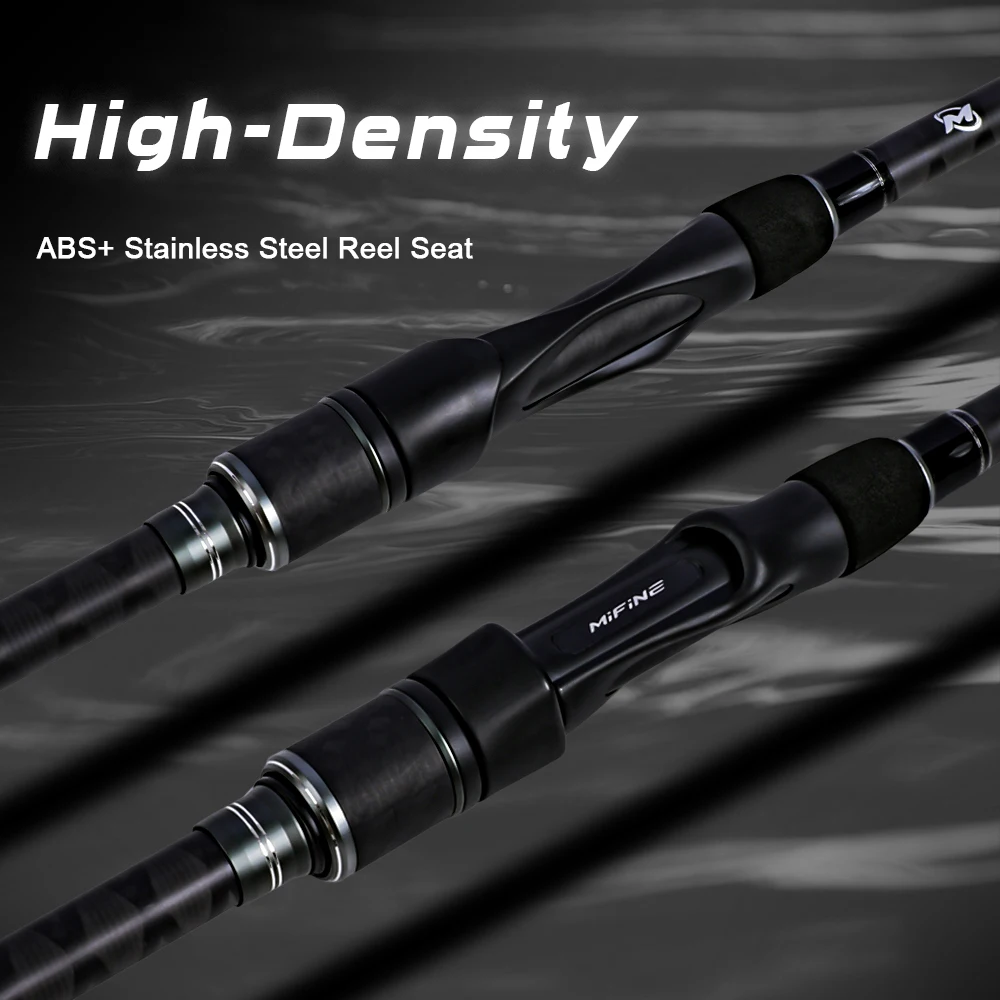 Caña giratoria MIFINE JIG SMART SPIN, cañas de pescar de lubina, peso del señuelo 4-18g, 10-38G, 20-70g, agua salada, perca de agua dulce 2 secciones - imagen 5