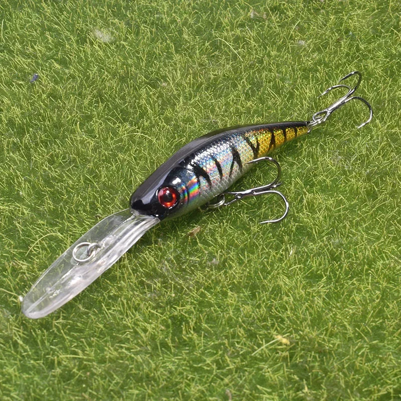 Señuelo de Pesca Minnow, 10cm, 9,5g, Wobbler que se hunde, cebo duro Artificial con ganchos para Lucio, Pesca, Crankbaits, aparejos de Pesca, 1 ud. - imagen 5