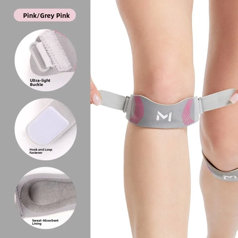 Rodilleras de silicona para tendón rótula, soporte para rodilla, protección fija, banda de soporte deportivo para rodilla, muy elástica y Flexible - imagen 2