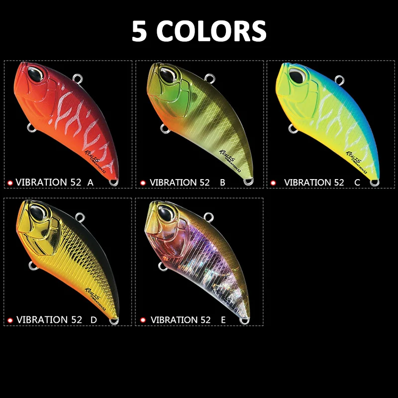 Señuelo VIB con sonajero – Crankbait sin labios para lubina y perca