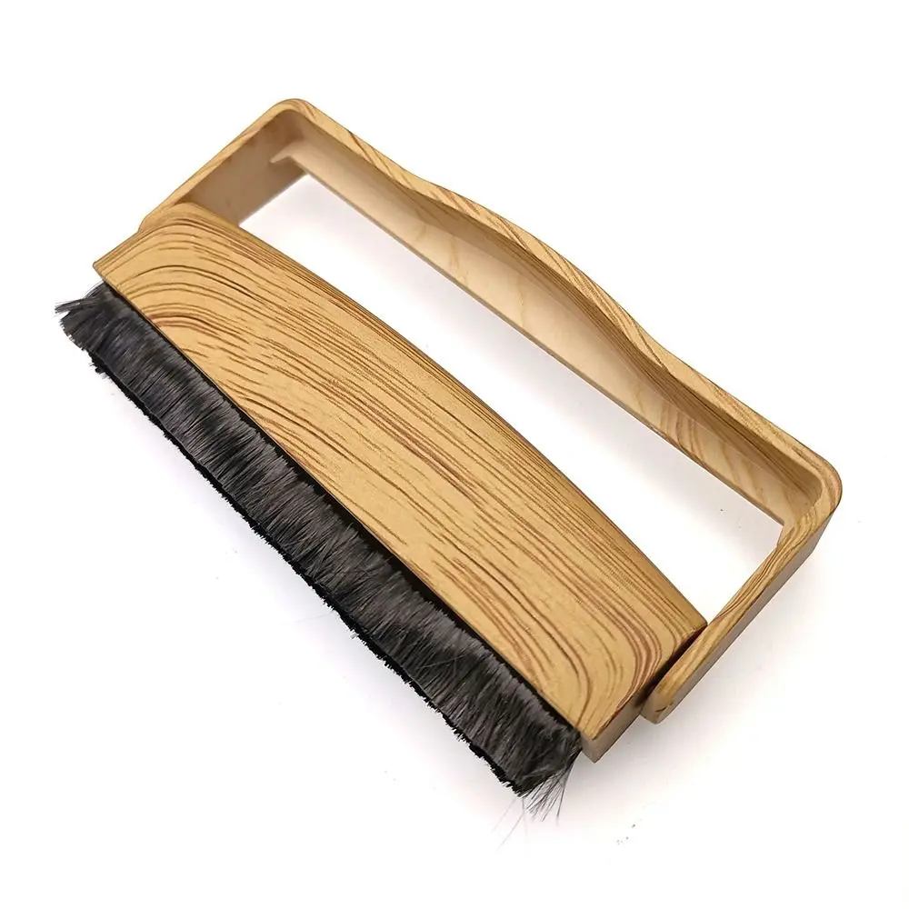 Cepillo de limpieza de discos de fibra de carbono/plástico, herramienta de limpieza plegable, cepillos de fonógrafo, cepillo de limpieza para reproductor de polvo - imagen 3