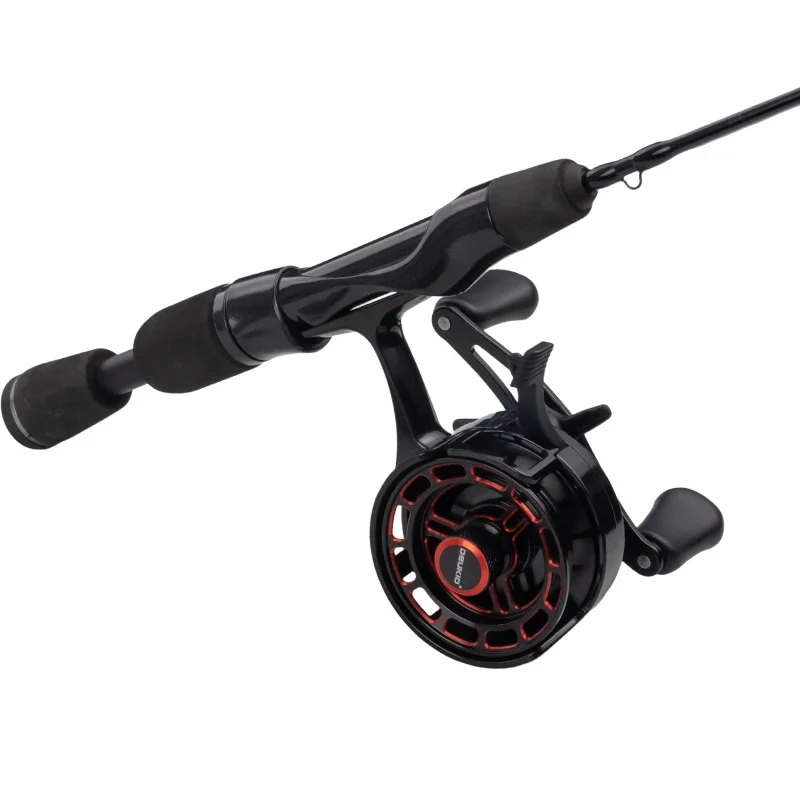 DEUKIO Carreté Hielo Pie Alto 3+1BB - Arrastre 5kg Sistema Magnético - imagen 2