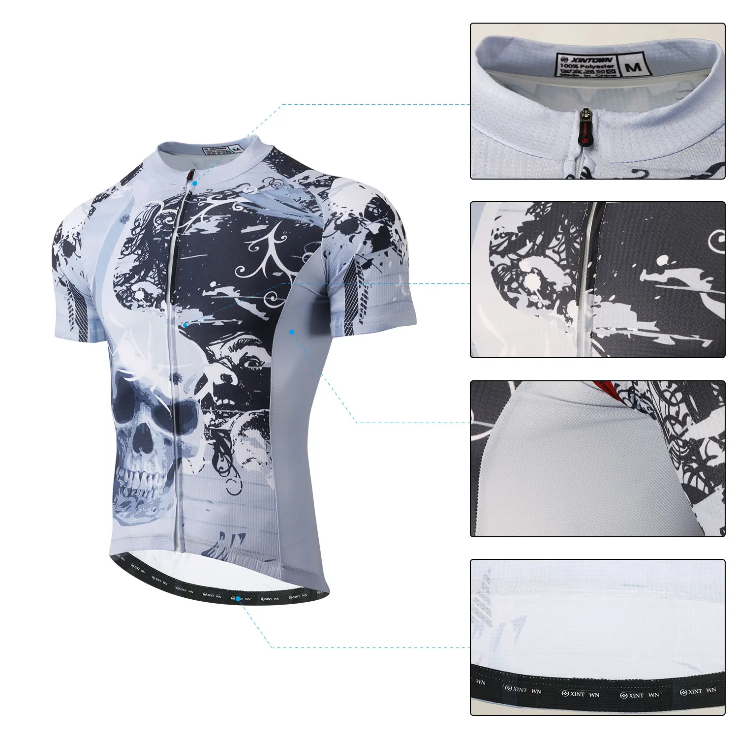 Maillot de ciclismo hombre transpirable secado rápido verano - imagen 2