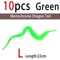L 10pcs Green