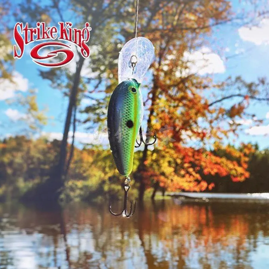 Nuevo Strike King kvd 5XD Crankbait placa de lengua de buceo profundo de capa media
