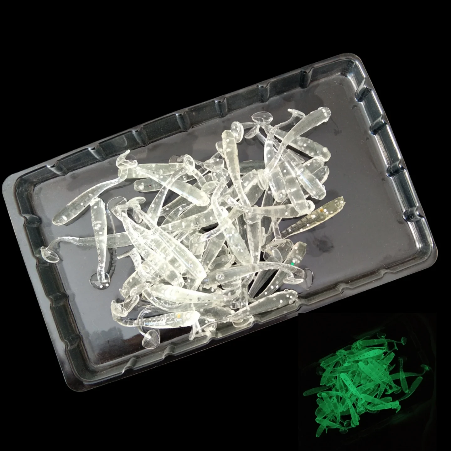 Swolfy-señuelo de pesca suave de 250 piezas, cebo de gusano Wobber, para peces pequeños, de alta calidad - imagen 4