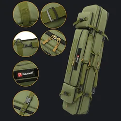 Funda impermeable para cañas de pesca 70-130 cm, resistente compacta