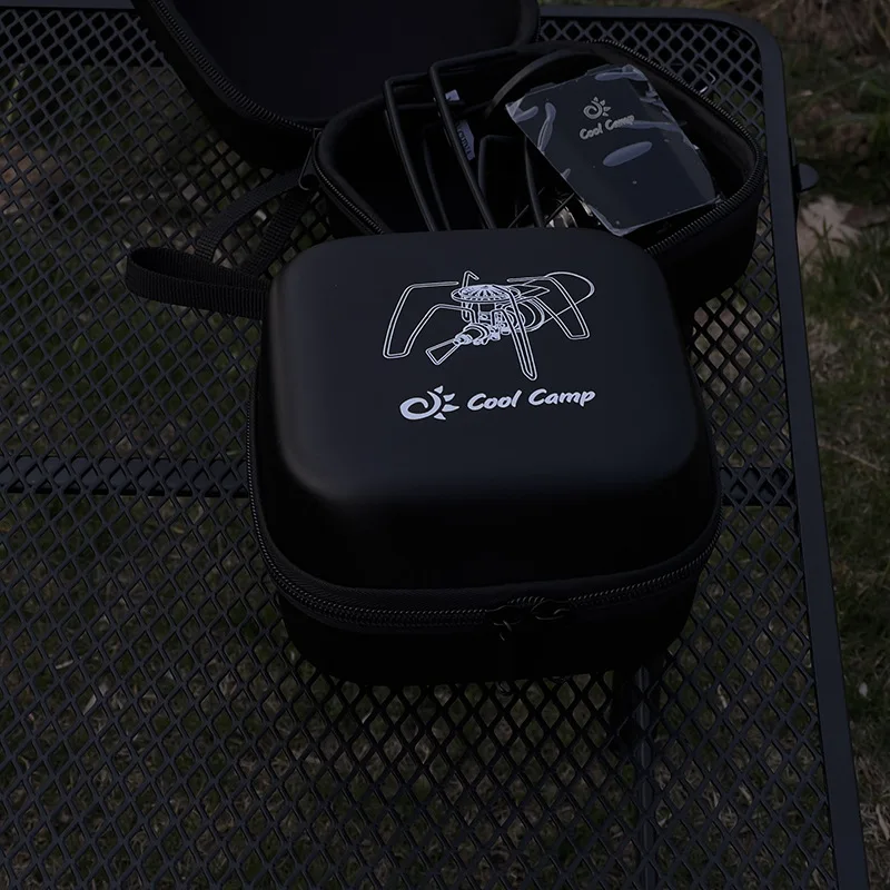 Bolsa de transporte para estufa al aire libre, caja de almacenamiento de estufa de araña SOTO310, anticolisión EVA, multifunción, accesorios portátiles para estufa de Gas de campamento - imagen 3