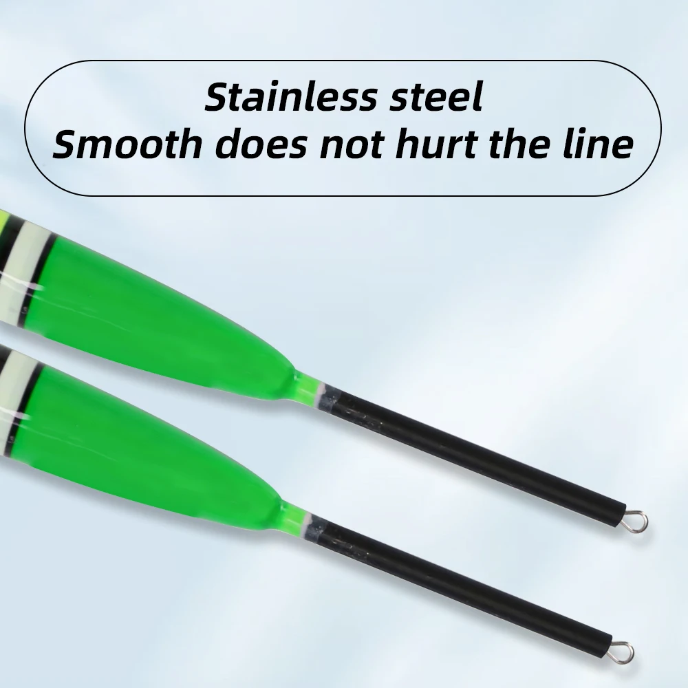 10 Uds PAULOWNIA flotador de peces con flotador Vertical de pesca en el mar engrosado longitud de 14cm/5,5 pulgadas accesorios de pesca al aire libre - imagen 3