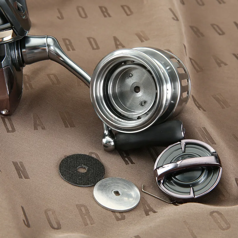 Carrete giratorio para Pesca en agua salada, accesorio de Metal, potencia de arrastre, larga distancia, Surfcasting - imagen 5