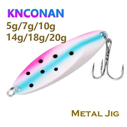 5g 7g 10g 14g 20g Metalen Spinner Lepel Forel Vissen Lokken Harde Aas Paillette Kunstaas kleine Harde Pailletten Spinner Lokt