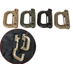 Anillo de bloqueo D Grimloc MOLLE – Mosquetón con clip plástico