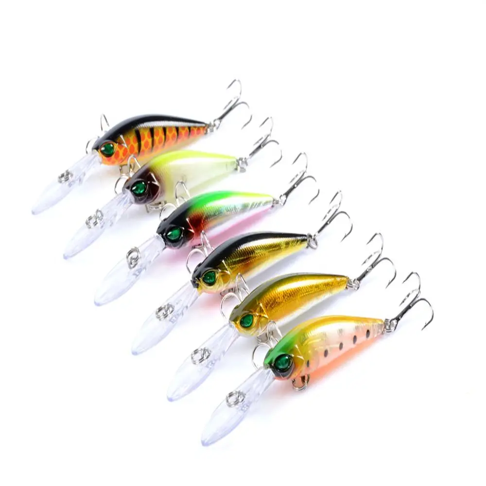 Aparejos de pesca de cebo Minnow, señuelo de pesca flotante lento profesional, Wobbler Artificial, duro, 9,4 cm, 6,2g - imagen 2